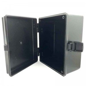 Caixa Patola PB-200/2 Preta Com Dobradiças 115x160x200 Caixa Patola PB-200/2 Preta Com Dobradiças 115x160x200